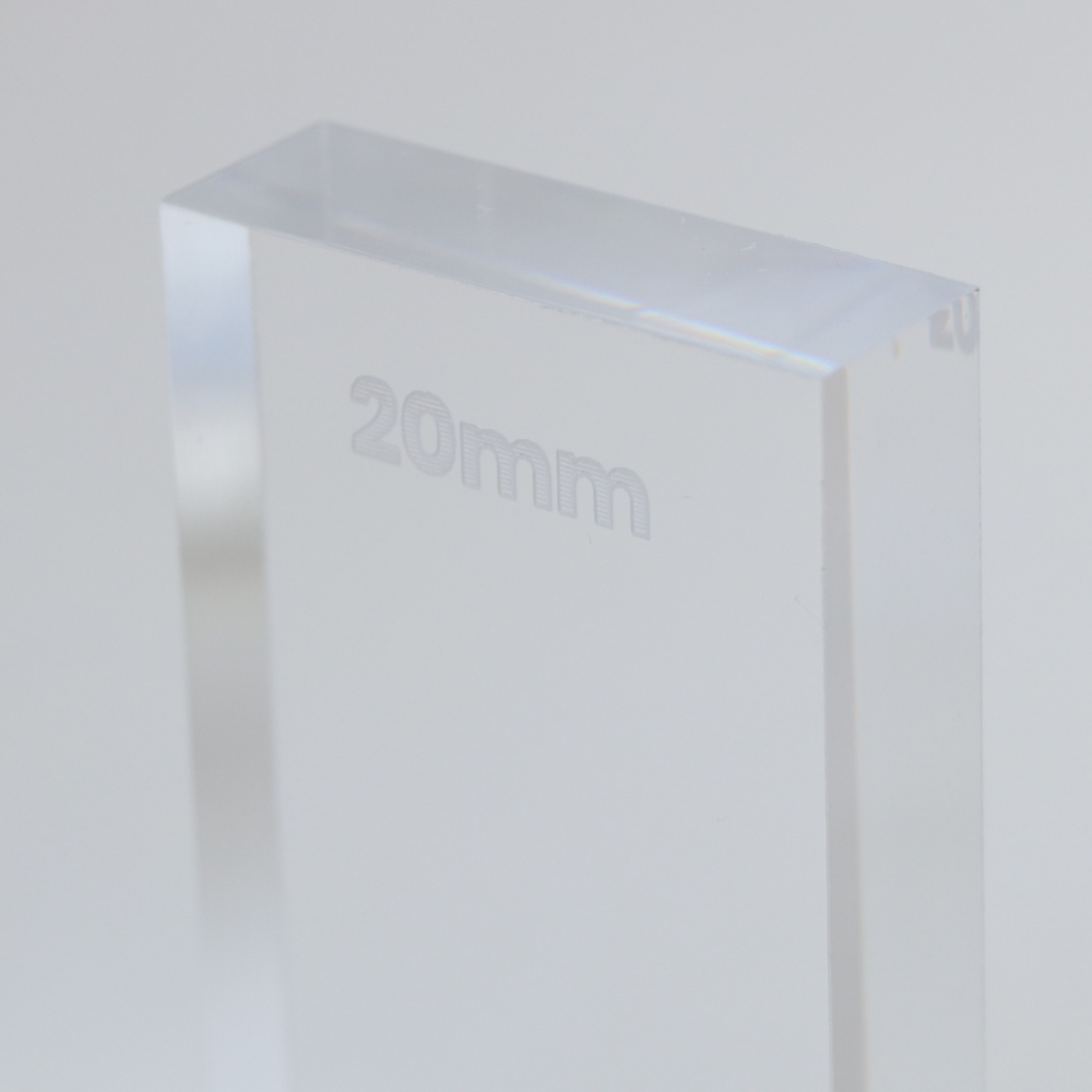 CHAPA DE ACRILICO CRISTAL 2020X3020X20MM, , large